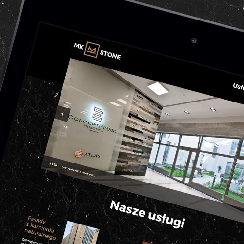 MK Stone strona www RWD mobilna